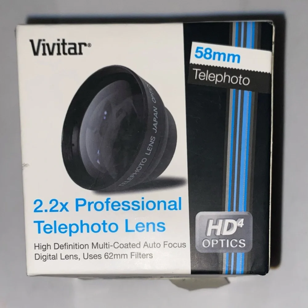 Vivitar 2.2x Professional Telephoto Lens 58 mm Telephoto